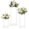 3pcs s + m + l Wedding Centerpieces for Tables with Mesh Plates for Party, Weddings